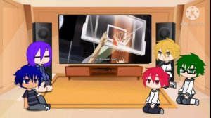 Реакция на "Баскетбол Куроко" Прошлое Поколение чудес! [гача клуб] 6-часть