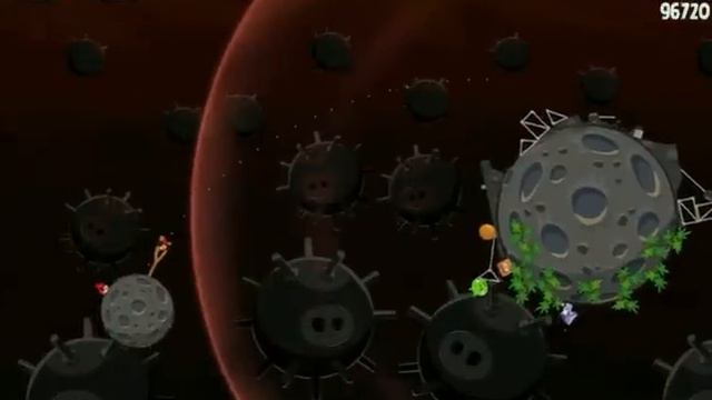 Angry Birds Space - Level D-10 Danger Zone 3 Star Walkthrough | WikiGameGuides смотреть онлайн