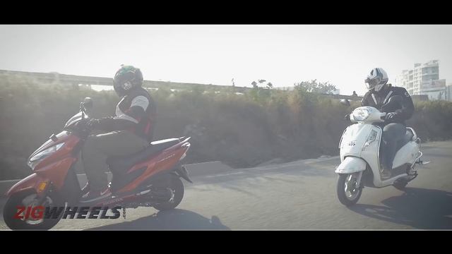 Honda Grazia VS Suzuki Access 125 | Comparison Review | ZigWheels.com смотреть онлайн