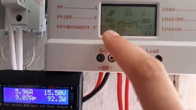 Тест работы PWM контроллера MPPT 30 смотреть онлайн