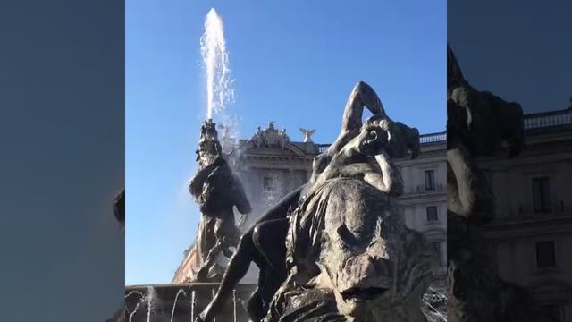 Fontana delle Naiadi, Piazza della Repubblica, Rome смотреть онлайн