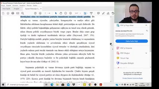 Siyaset Psikolojisi 3.Hafta Ders 2 смотреть онлайн