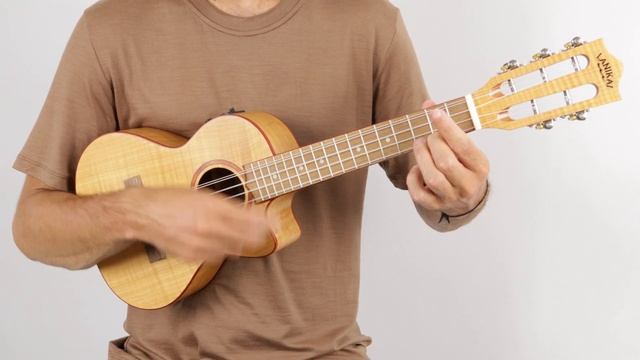 Lanikai FM-5CET Flame Maple 5-String A/E Tenor Ukulele | The Ukebug смотреть онлайн