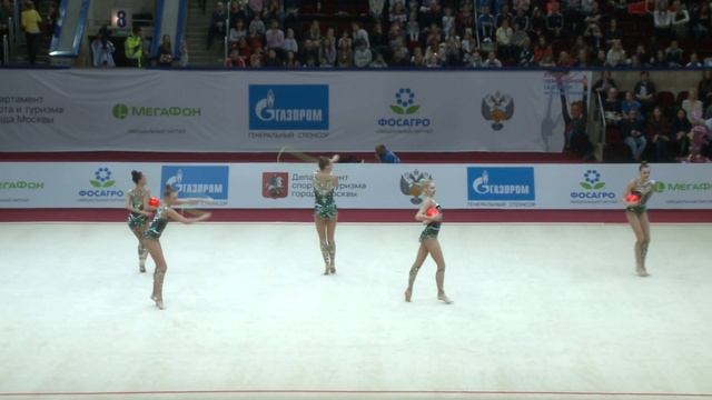 Сборная команда России - 3 мяча и 2 скакалки 19.300 EF смотреть онлайн