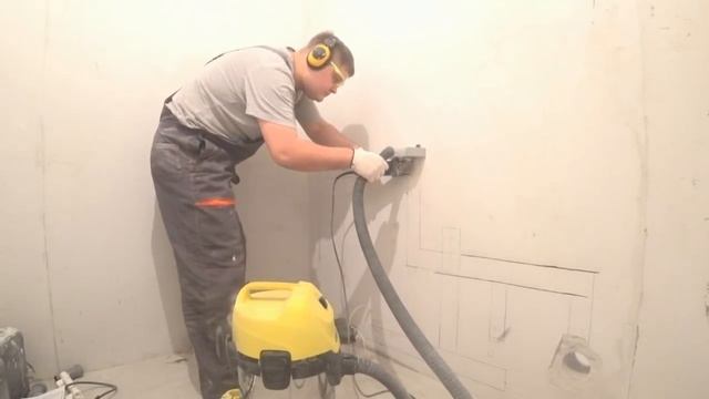 Штробление под водопровод и канализацию! смотреть онлайн