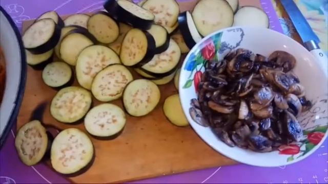 ?МЕГА ВКУСНО? БАКЛАЖАНЫ С ГРИБАМИ И ОВОЩАМИ НА ЗИМУ смотреть онлайн