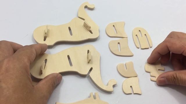 DIY 3D Woodcraft Construction Kit Horse смотреть онлайн