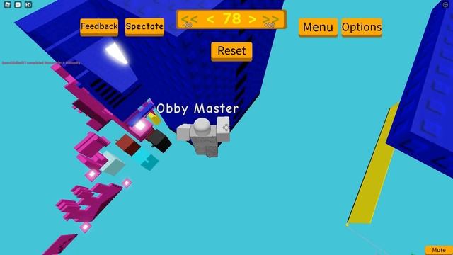 Nicho's Wallhop Difficulty Chart Obby (All Stages 1-113) (ROBLOX Obby)
