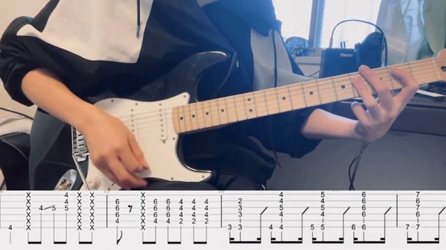 【TAB】King gnu/vinyl 常田さんアコギverをエレキで弾いてみた　guitar cover смотреть онлайн