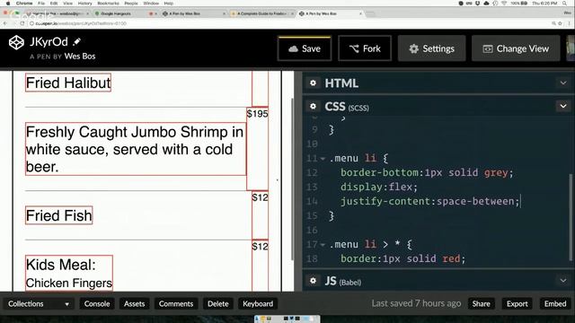 CodePen Dayton #9: Flexbox with Wes Bos смотреть онлайн