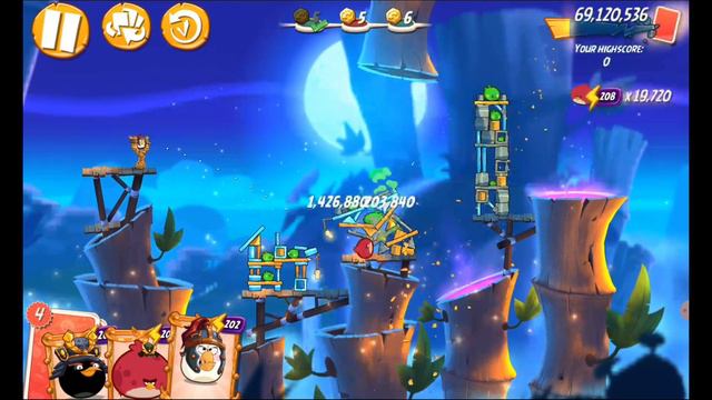 Angry Birds 2 AB2 Mighty Eagle Bootcamp (MEBC) - Season 25 Day 32 (Bubbles + Hal) смотреть онлайн