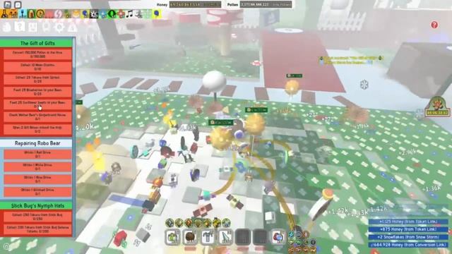 Roblox - Bee Swarm Simulator - Start to Finish Bee Bear's Gift Of Gifts Quest. Beesmas 2022. смотреть онлайн