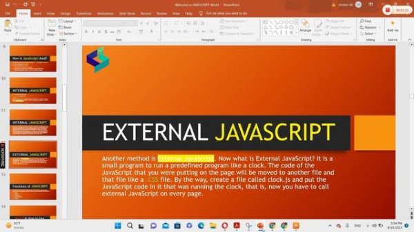 Complete JavaScript Course 2023 | EXTERNAL JAVASCRIPT | JavaScript Basic to Advanced | 5rd Band