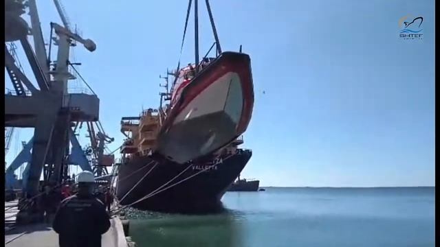 Перевозка катера Морской поисково-спасательной службы Украины/ Shtef Management смотреть онлайн