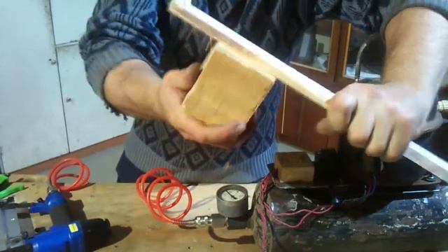 Тест самодельного мини компрессора. Test homemade mini compressor. смотреть онлайн