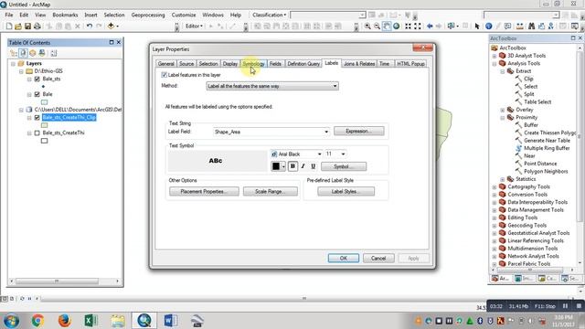 Create Thiessen Polygon in ArcMap смотреть онлайн