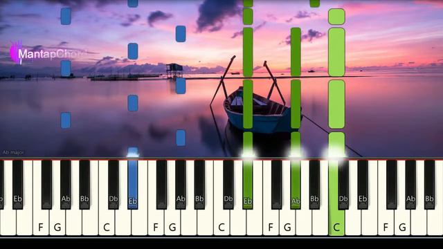 Ed Sheeran - Perfect - Very Easy Piano Tutorial MantapChord смотреть онлайн