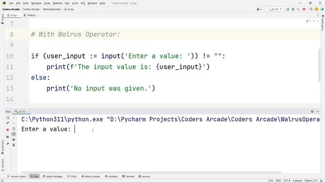 Python Walrus Operator смотреть онлайн