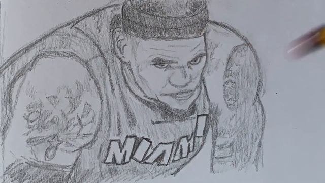 DRAWING LEBRON JAMES!!! | REALISM | Pencil sketch 34 | смотреть онлайн