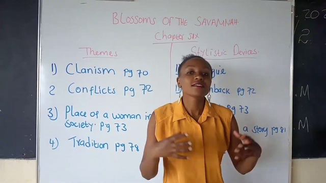Themes and Stylistic Devices in chapter six of Blossoms of the Savannah смотреть онлайн