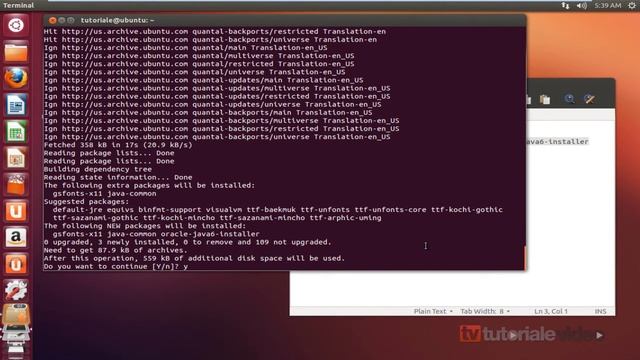 Ubuntu 12.10 instalare Java JRE-JDK 6 смотреть онлайн