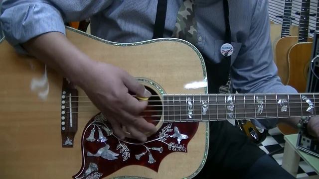 Gibson Hummingbird CUSTOM KOA 2016年製　ハワイアンコア！ смотреть онлайн