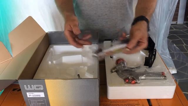 Unboxing of the Workquip P-102G Gravity Spray Gun смотреть онлайн
