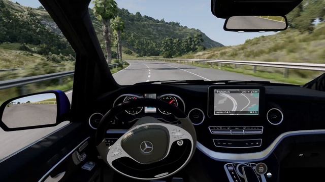 BeamNG.drive - Mercedes-Benz V-Class Maybach 2019 - Car Show Test Drive Crash . смотреть онлайн