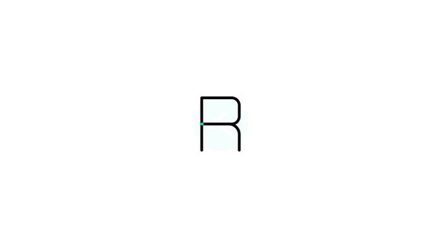 R alphabet Lottie JSON animation смотреть онлайн