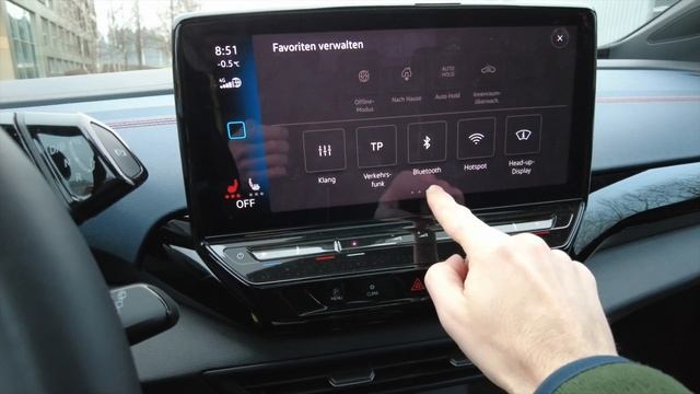 Infotainment Anpassen, Stauraum, Heizung im Winter, Zoom in der Navigation im VW ID4 GTX смотреть онлайн