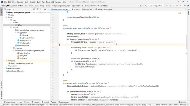 Library Management System with JavaFX | JavaFX Tutorial смотреть онлайн