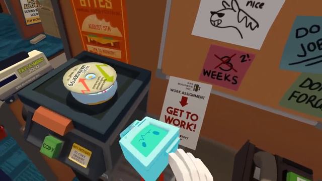 Job Simulator VR работа в виртуальной реальности смотреть онлайн
