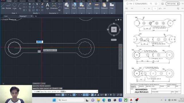 AUTOCAD 2D LATIHAN C смотреть онлайн