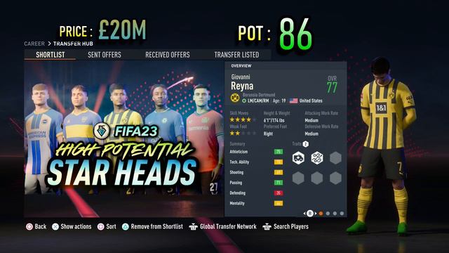 HIGH POTENTIAL STAR HEADS - FIFA 23
