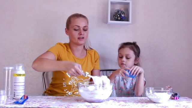 СЛАЙМ ЧЕЛЛЕНДЖ - как мы делали СТЕКЛЯННЫЙ СЛАЙМ. Веселое видео для детей смотреть онлайн