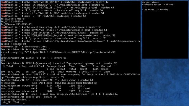 Arch Linux installation recording to kernel 5.1.6-arch1-1-ARCH (testing) смотреть онлайн