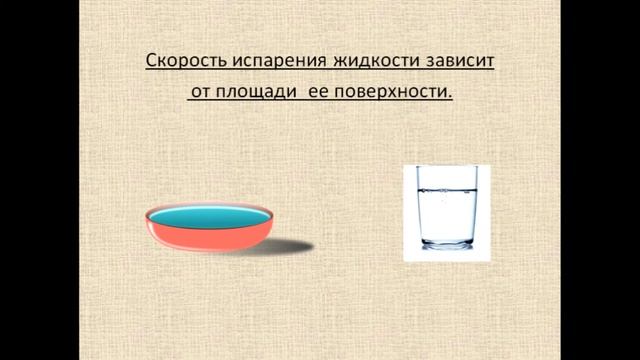 Физика 8 класс Испарение Насыщенный и ненасыщенный пар смотреть онлайн