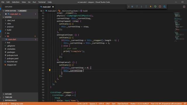 Flutter Widget | 18 | 1. Stepper | Expanded, List, TextFormField, InputDecoration | Speed Code смотреть онлайн