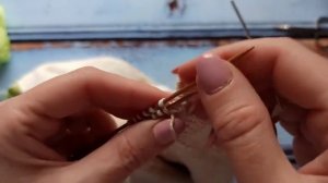 Шов петля в петлю, вязание спицами. Подробно.