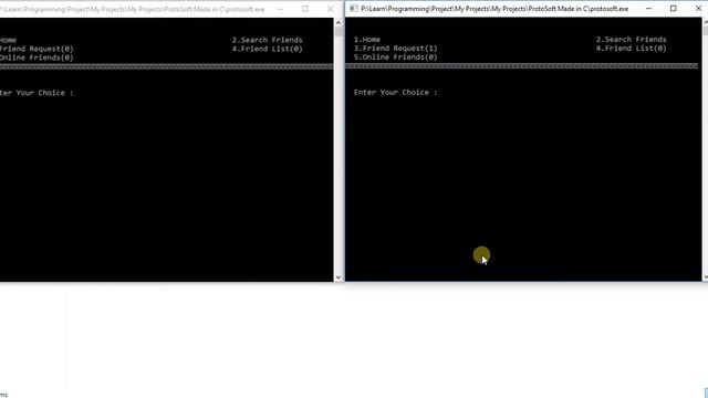 Social Network Prototype with Chat feature Project in C смотреть онлайн