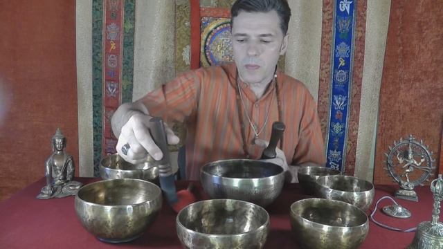 Meditation with singing bowls "Shanti" (Медитация с поющими чашами) смотреть онлайн