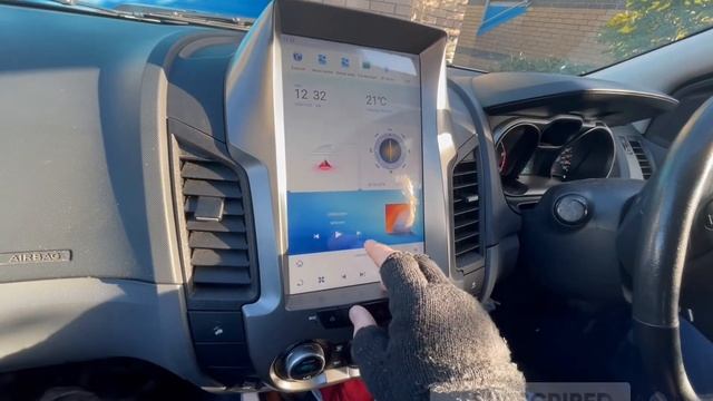 FORD RANGER | TESLA STYLE HEAD UNIT W/ APPLE CARPLAY смотреть онлайн