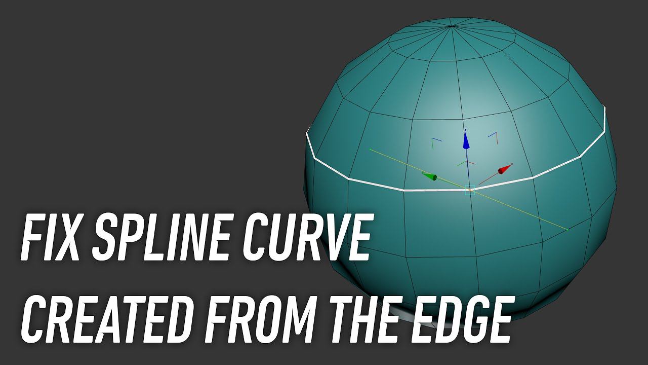 Dark Max № 81 - Fix spline curve created from the edge смотреть онлайн