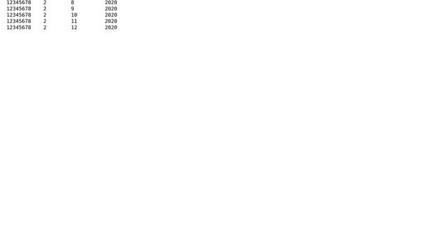 SQL - Date Range Broken Down by Individual Month and Year while maintaining the ID смотреть онлайн