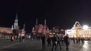Бой курантов на Красной Площади в Москве