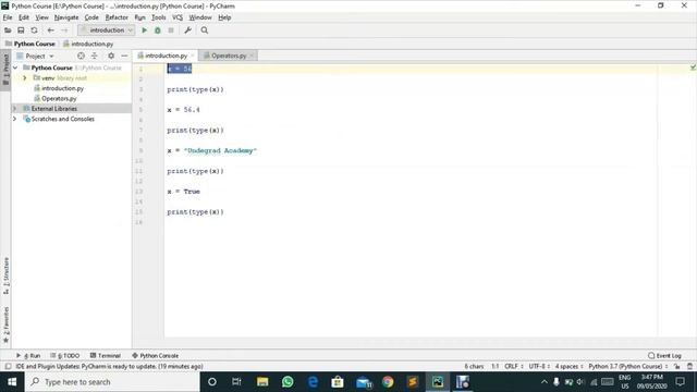 Data Types in Python | Python Programming Lesson 5 | Undergrad Academy смотреть онлайн