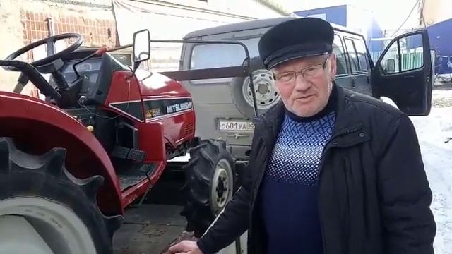Видео-отзыв о покупке трактора MITSUBISHI MT226 смотреть онлайн