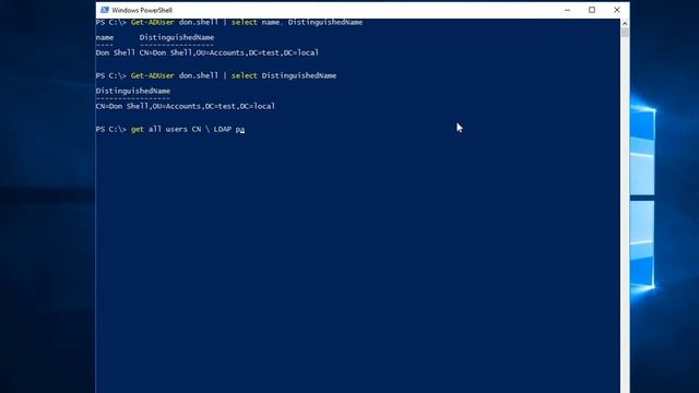 How To Find Active Directory User LDAP And CN Path Windows Server 2016 смотреть онлайн
