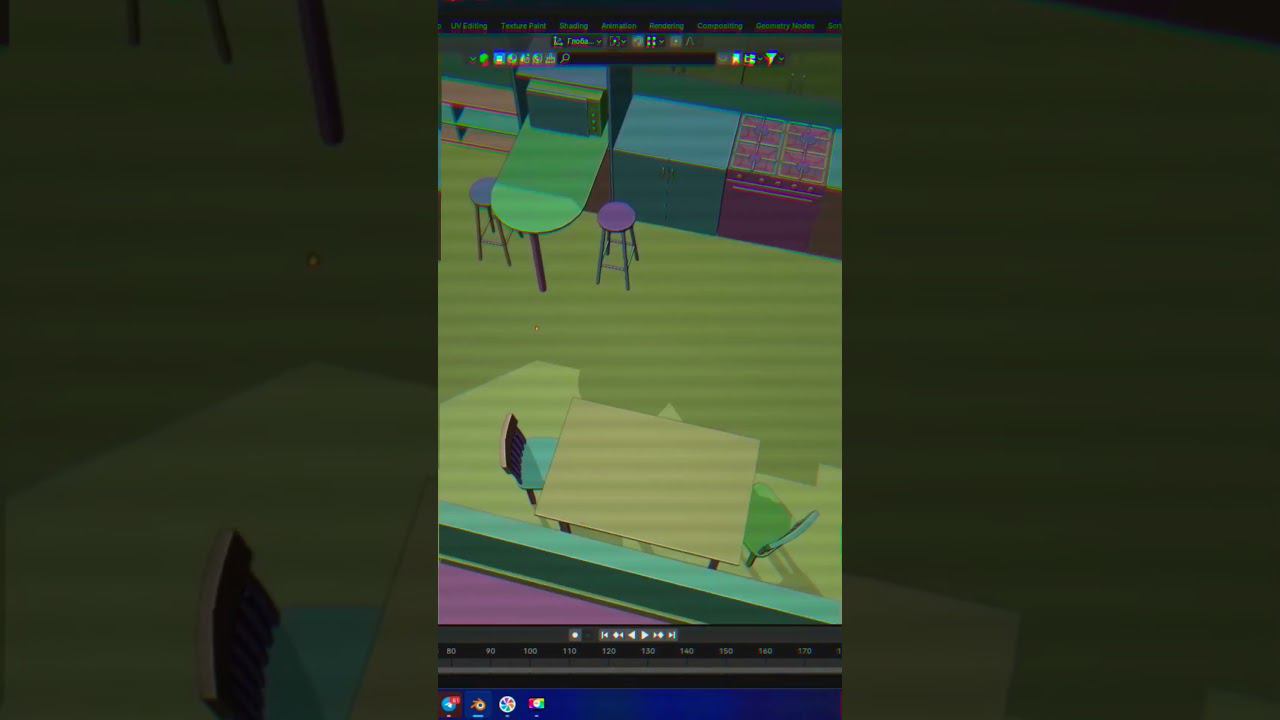 продолжаю моделить кухню мечты #shorts смотреть онлайн