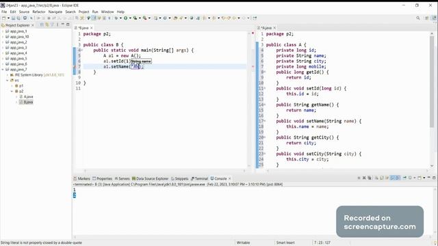 Getters and setters in java смотреть онлайн